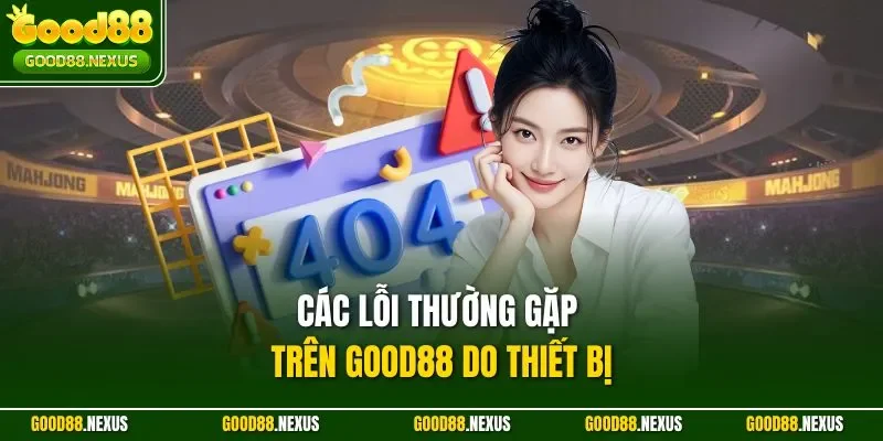 Các Lỗi Thường Gặp Trên Good88 - Cách Khắc Phục Hiệu Quả 2025 Các lỗi thường gặp trên Good88 do thiết bị