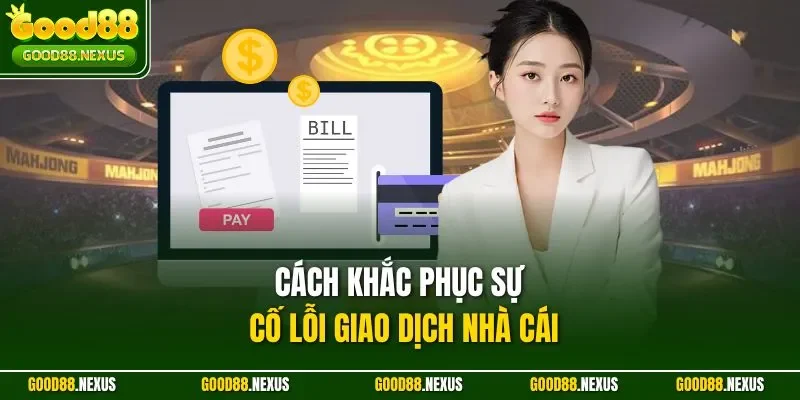 Hướng Dẫn Rút Tiền Good88 Nhanh Chóng, An Toàn Nhất 2025 Cách khắc phục sự cố lỗi giao dịch nhà cái